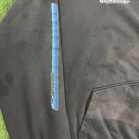 2000s Quick Silver Front and back graphic Hoodie - Picture 6 of 9